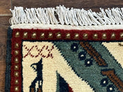 Afghan War Rug 2 x 2.6, Guns Tanks Helicopters