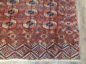 4x7 Antique Yamud Rug Russian Rug Turkoman Rug Fine Weave Rug