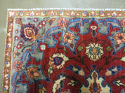 4' X 6' Antique Handmade India Floral Oriental Wool Rug Vegetable Dyes #120