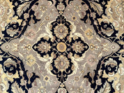 Handmade Wool Rug 8x10, Black & Dark Beige, Nourison, Traditional Rug