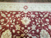 8' X 10' Handmade Peshawar Floral Oriental Wool Rug Hand Knotted Carpet Nice