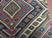 2' 1" X 4' 4" Antique Handmade Bagface Kilim Shirvan Caucasian Wool Rug Nice
