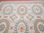 New Needlepoint Rug, 6x9 Needlepoint Carpet, Flatweave Rug, Vicotorian French European English Decor, Elegant Rug for Living Room, Handmade