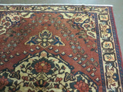 4' X 7' Antique 1920 Handmade Turkish Medallion Wool Rug Veg Dye Nice