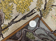 Persian Tabriz Pictorial Rug 5x3, Hafez Poetry In Border, Very Fine Hand Knotted Carpet, Wall Hanging Wool Oriental Carpet 3x5, Highly Detailed