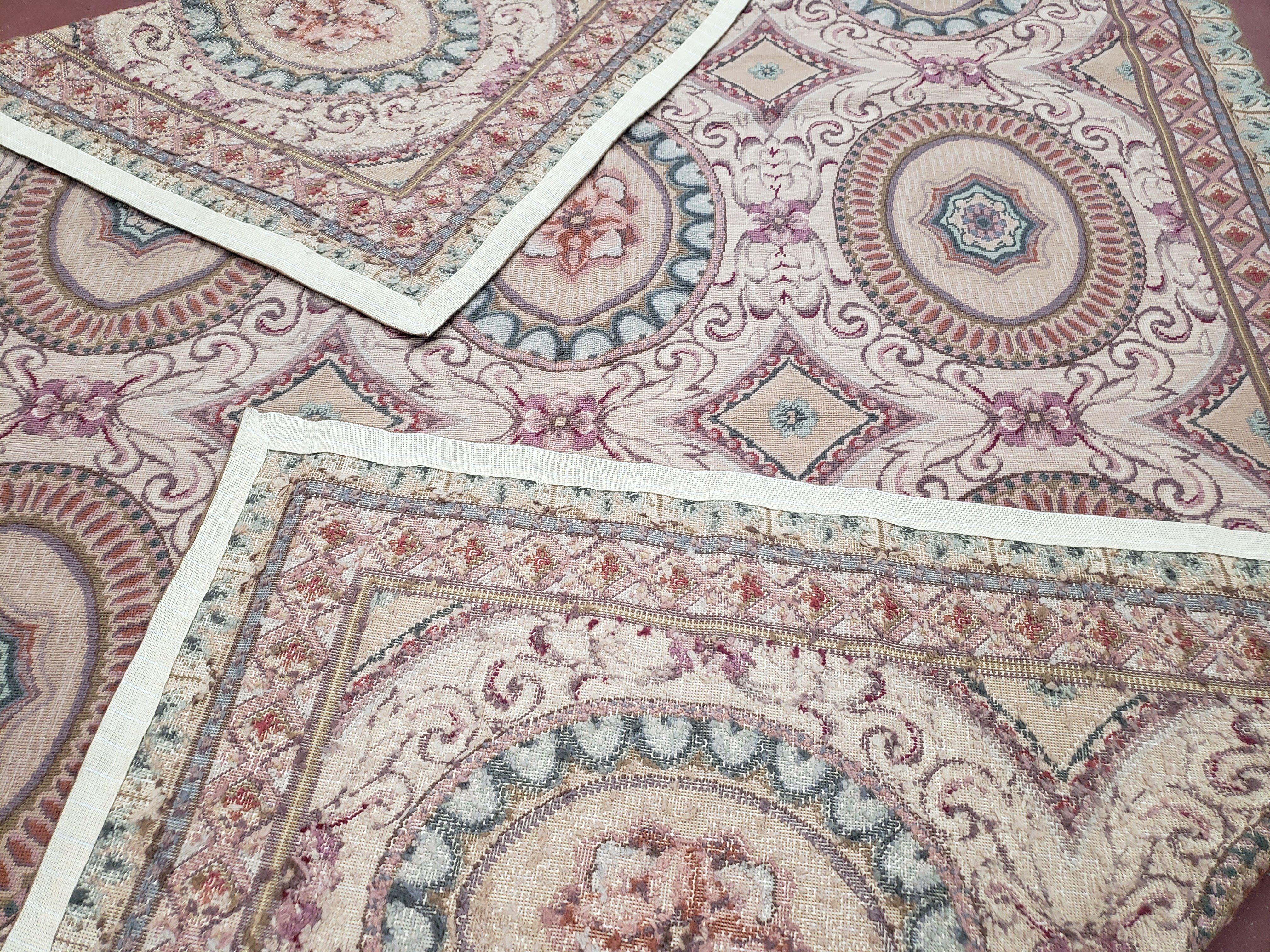 New Needlepoint Rug, 6x9 Needlepoint Carpet, Flatweave Rug, Vicotorian French European English Decor, Elegant Rug for Living Room, Handmade