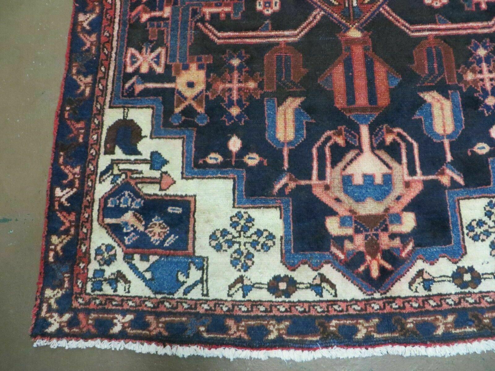 4' X 7' Antique 1920 Handmade Turkish Anatolian Wool Rug Veg Dye Nice