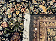 Pak Persian Rug 10x14, Elegant Floral Carpet, Fine 225 KPSI