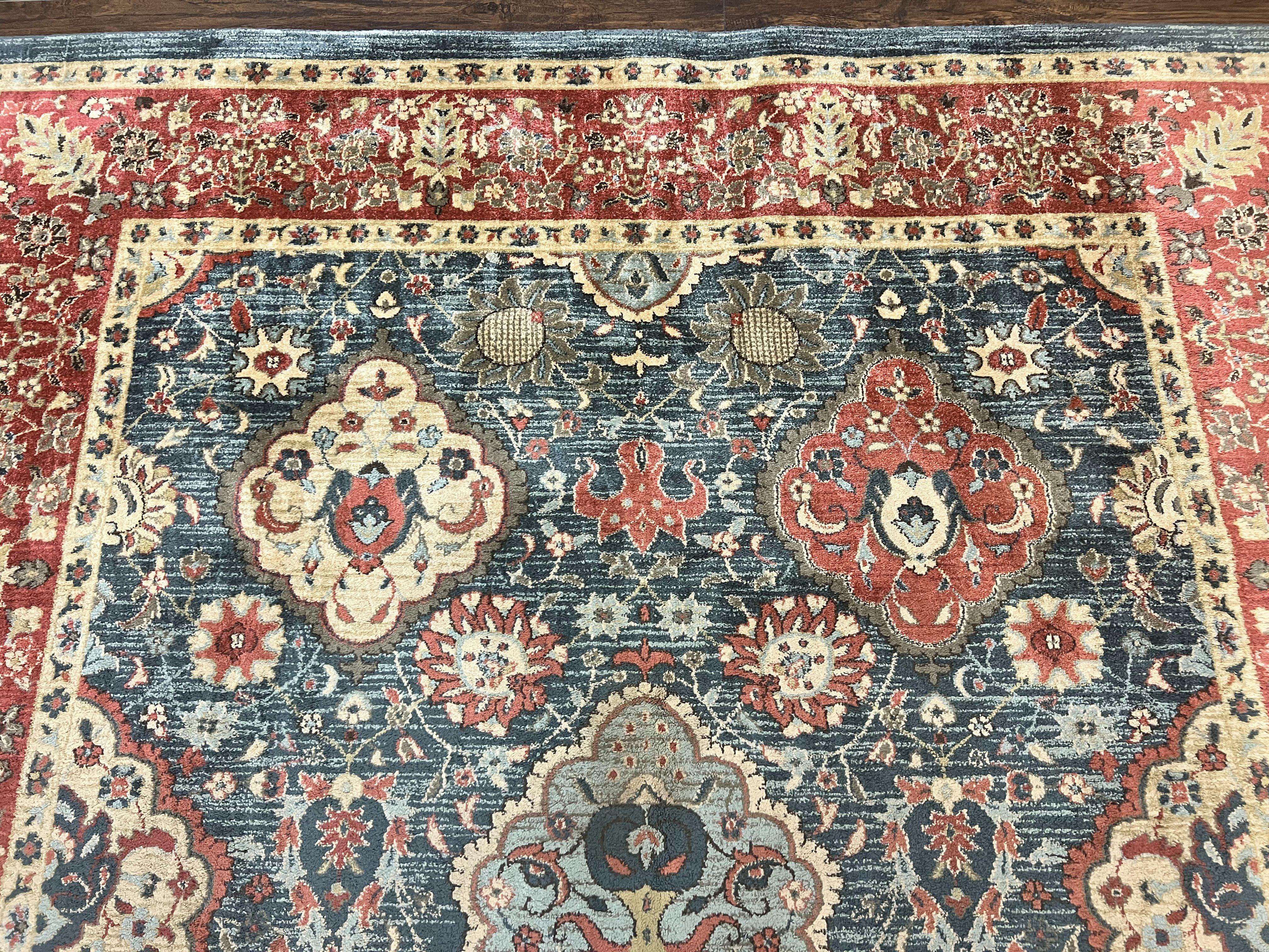 Safavieh Rug 8x11, Mahal Persian Carpet, Navy Red