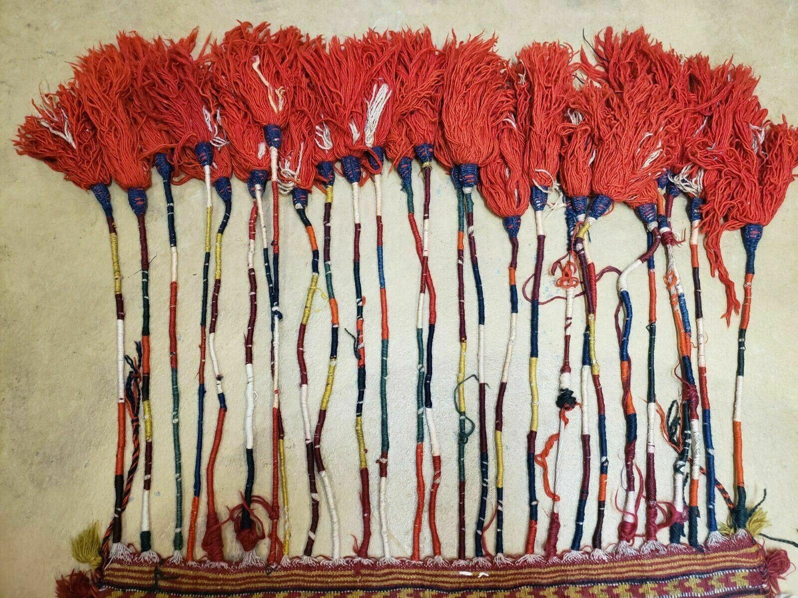 3' X 4' Antique Handmade Turkish Wool Kilim Rug Decorative Seat Cover