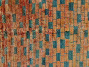 Persian Gabbeh Rug 6x8 ft, Wool Handmade Tribal Rug