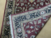 4' X 6' Handmade Finely Knotted Indian Agra Pattern Wool Rug Nice