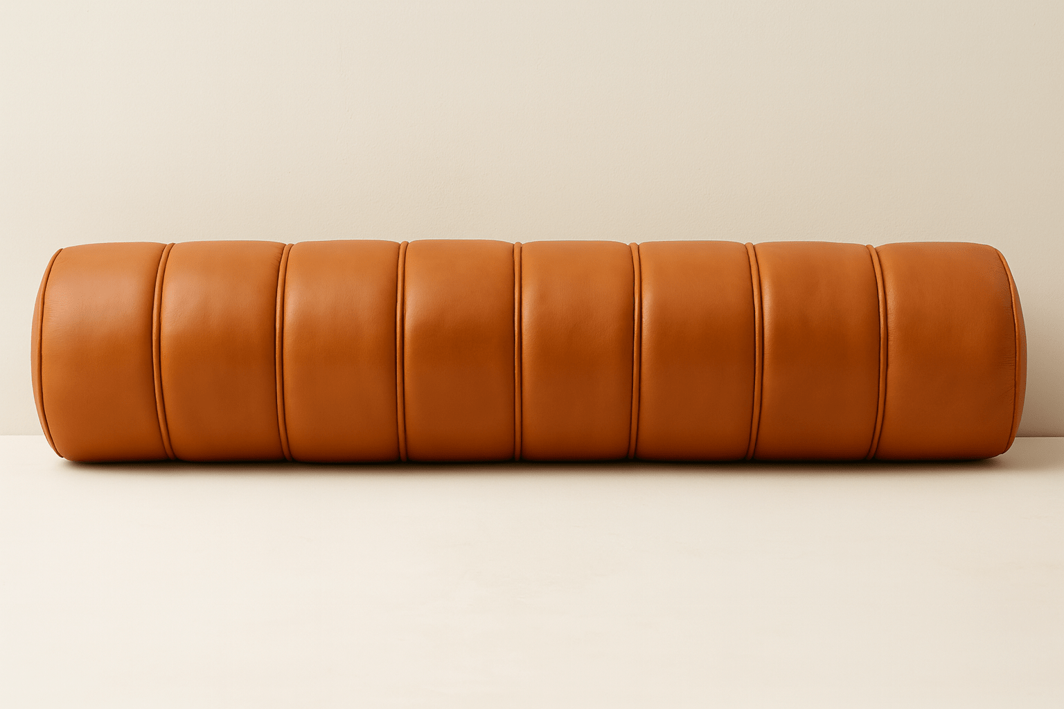 Floating Brown Leather Bench for Restaurant Dining, Entryway or Kitchen - custom banquette seatingH|F Atelierluxury upholstered seatingHUNTEDFOX - Floating Brown Leather Bench for Restaurant Dining, Entryway or Kitchen
