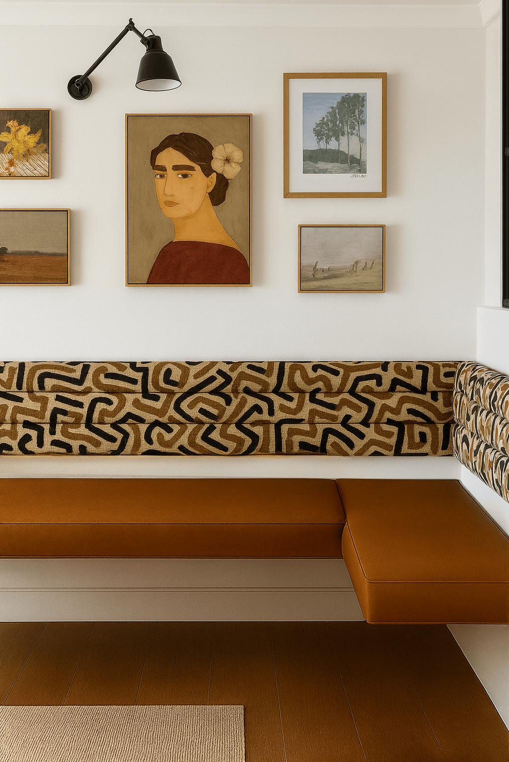 Floating Leather Bench for Restaurant Dining, Entryway or Kitchen - H|F AtelierShopify CollectiveHUNTEDFOX - Floating Leather Bench for Restaurant Dining, Entryway or Kitchen