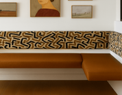 Floating Vegan Leather Bench for Restaurant Dining, Entryway or Kitchen - H|F AtelierShopify CollectiveHUNTEDFOX - Floating Vegan Leather Bench for Restaurant Dining, Entryway or Kitchen