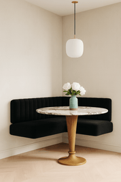 Floating Velvet Bench for Restaurant Dining, Entryway or Kitchen - H|F AtelierShopify CollectiveHUNTEDFOX - Floating Velvet Bench for Restaurant Dining, Entryway or Kitchen