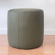 Genuine Leather Round Ottoman or Pouf | Multiple Colors & Sizes - H|F AtelierLEATHERottomanHUNTEDFOX - Genuine Leather Round Ottoman or Pouf | Multiple Colors & Sizes