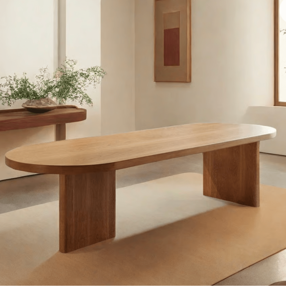 GK BLACK | Custom Wall Mount Leather Built In Seat - HUNTEDFOX - Kathleen solid wood dining table on Wayfair with price and product details.
