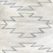Grey and White Southwestern Decorative Accent Pillow - GreyLight greyNATIVEHUNTEDFOX - Grey and White Southwestern Decorative Accent Pillow - HUNTEDFOX