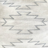 Grey and White Southwestern Decorative Accent Pillow