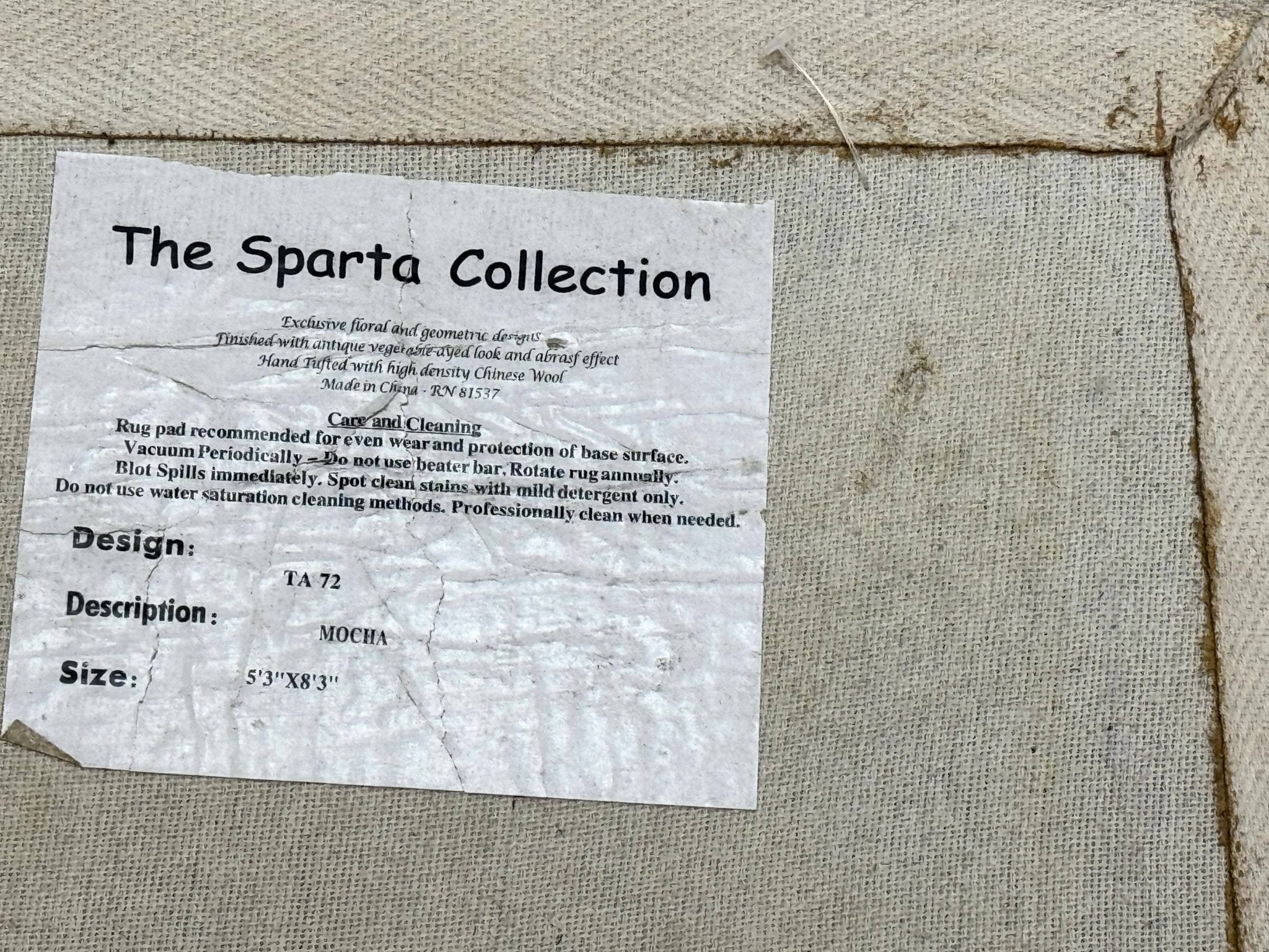 Hand Tufted Floral Rug 5x8, Light Rose Wool Carpet - Jewel RugsShopify CollectiveHUNTEDFOX - Hand Tufted Floral Rug 5x8, Light Rose Wool Carpet