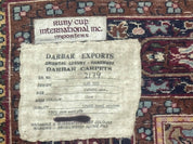 Indo Kashmiri Rug 3x5, Navy Blue, Very Fine 400 KPSI, Pair B - Jewel RugsShopify CollectiveHUNTEDFOX - Indo Kashmiri Rug 3x5, Navy Blue, Very Fine 400 KPSI, Pair B