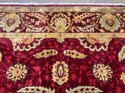 Indo Mahal Rug 9x12, Allover Pattern, Dark Red, Traditional Wool Area Rug - Jewel RugsShopify CollectiveHUNTEDFOX - Indo Mahal Rug 9x12, Allover Pattern, Dark Red, Traditional Wool Area Rug