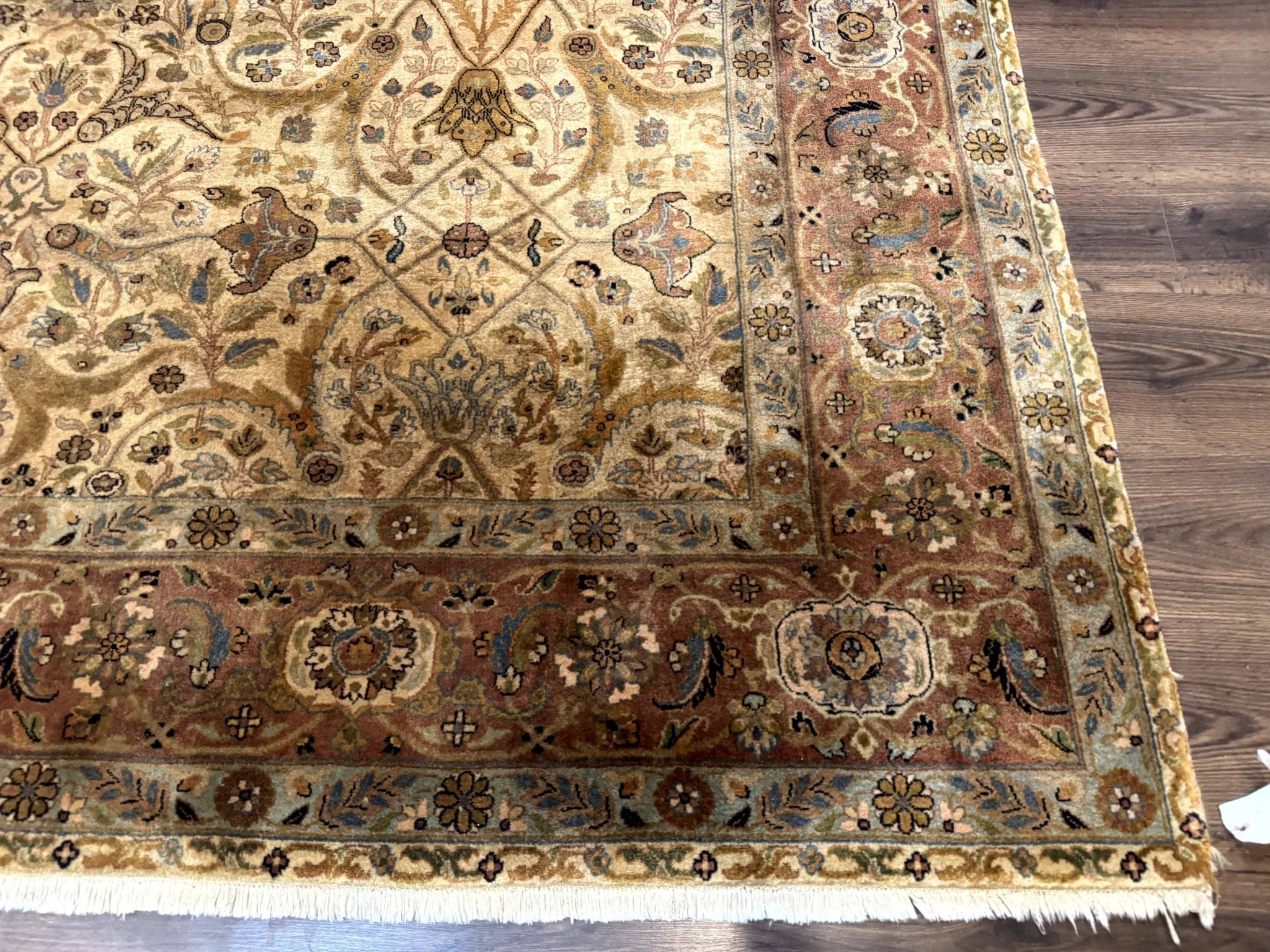 Indo Persian Rug 8x10, Teawash Bidjar Carpet, Allover Pattern - Jewel RugsShopify CollectiveHUNTEDFOX - Indo Persian Rug 8x10, Teawash Bidjar Carpet, Allover Pattern