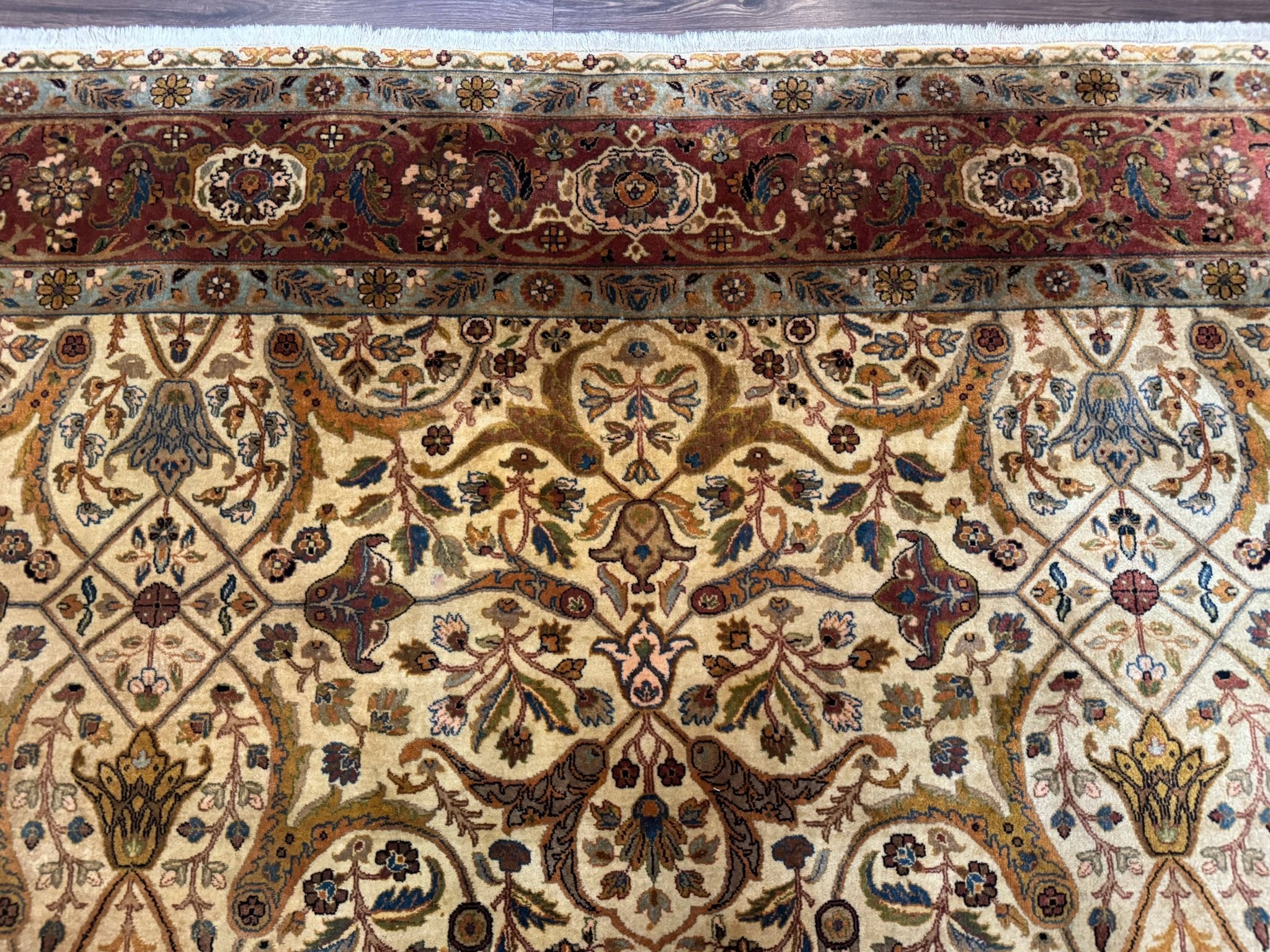 Indo Persian Rug 8x10, Teawash Bidjar Carpet, Allover Pattern - Jewel RugsShopify CollectiveHUNTEDFOX - Indo Persian Rug 8x10, Teawash Bidjar Carpet, Allover Pattern
