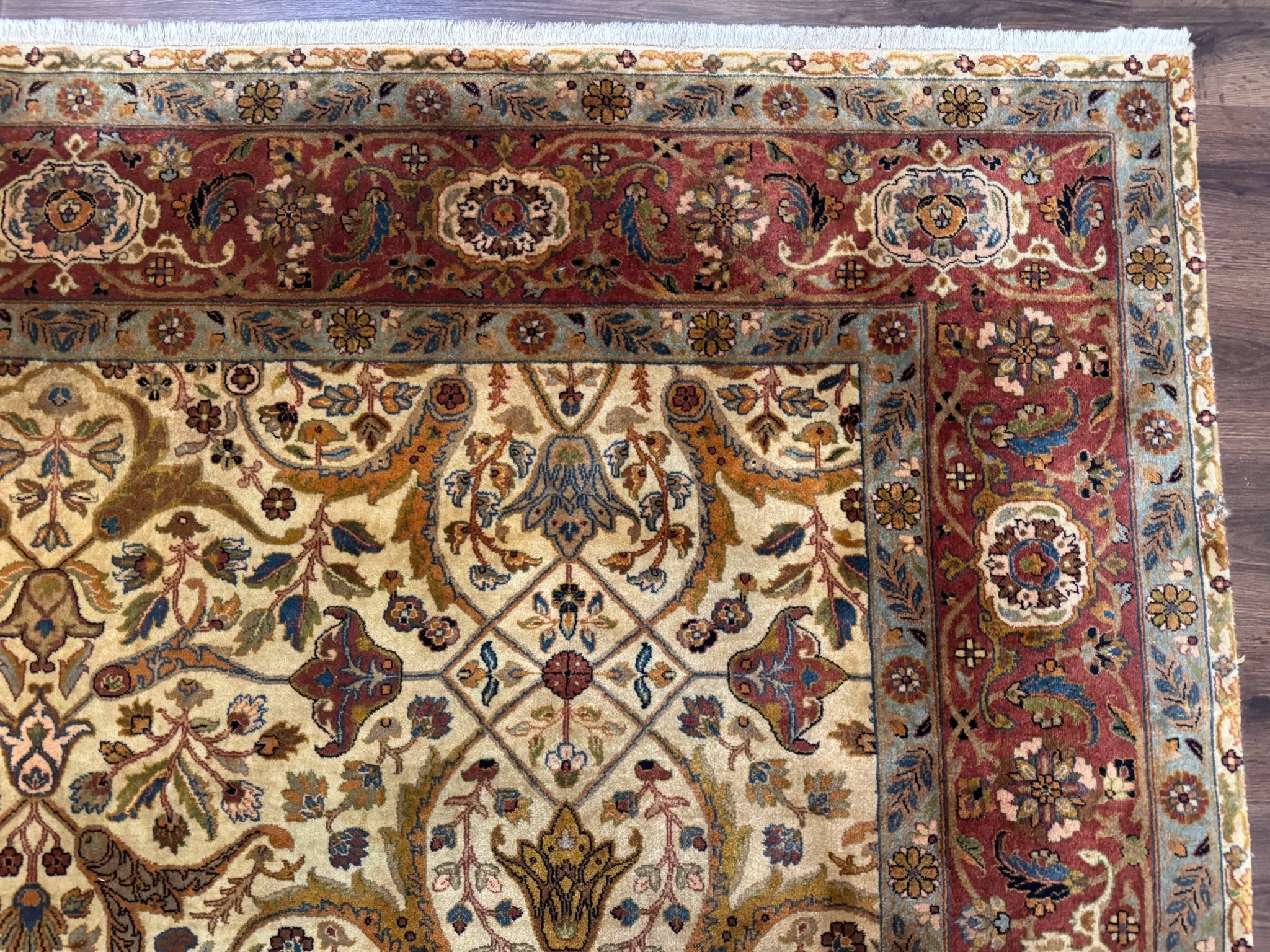 Indo Persian Rug 8x10, Teawash Bidjar Carpet, Allover Pattern - Jewel RugsShopify CollectiveHUNTEDFOX - Indo Persian Rug 8x10, Teawash Bidjar Carpet, Allover Pattern