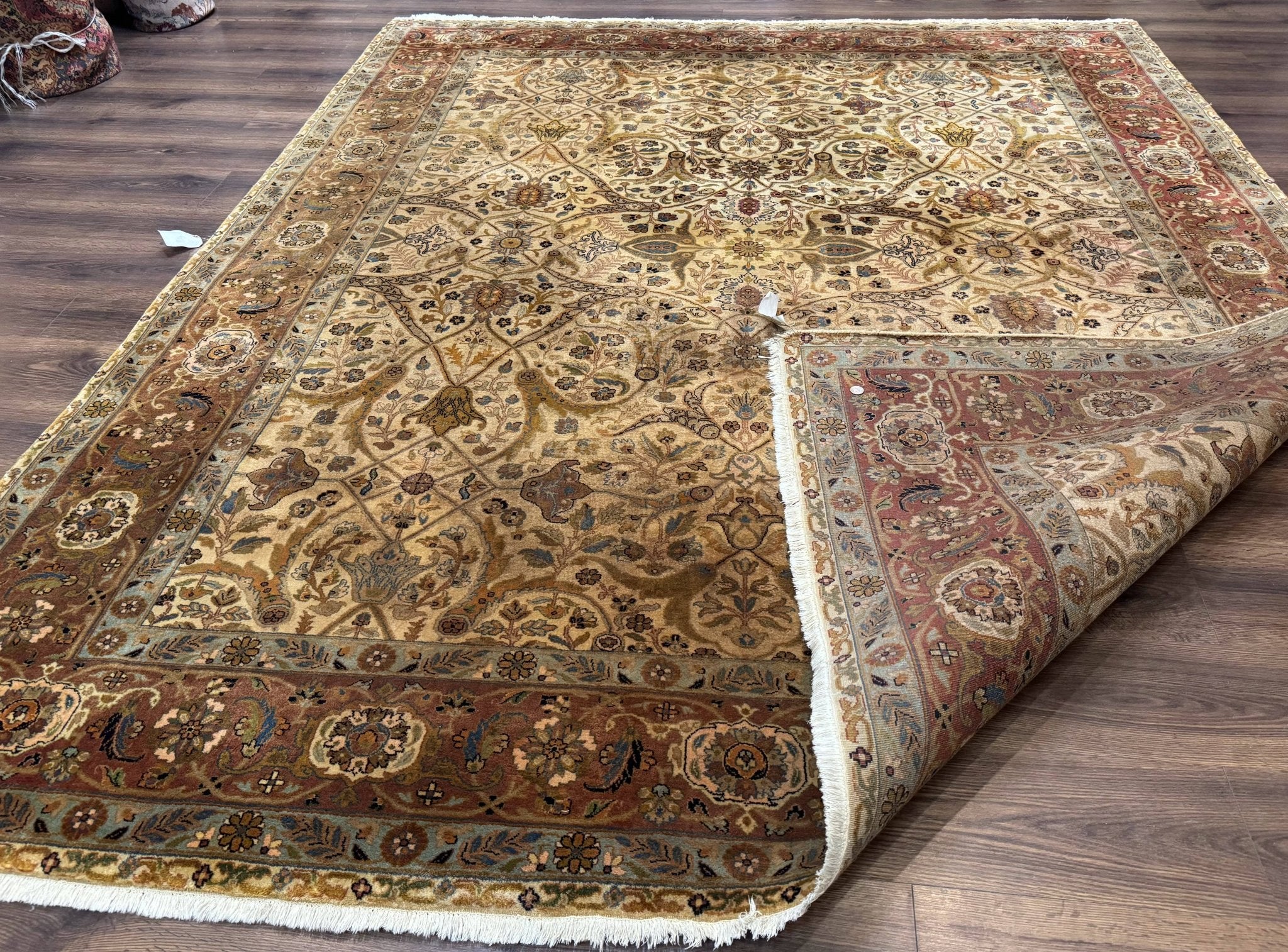 Indo Persian Rug 8x10, Teawash Bidjar Carpet, Allover Pattern - Jewel RugsShopify CollectiveHUNTEDFOX - Indo Persian Rug 8x10, Teawash Bidjar Carpet, Allover Pattern