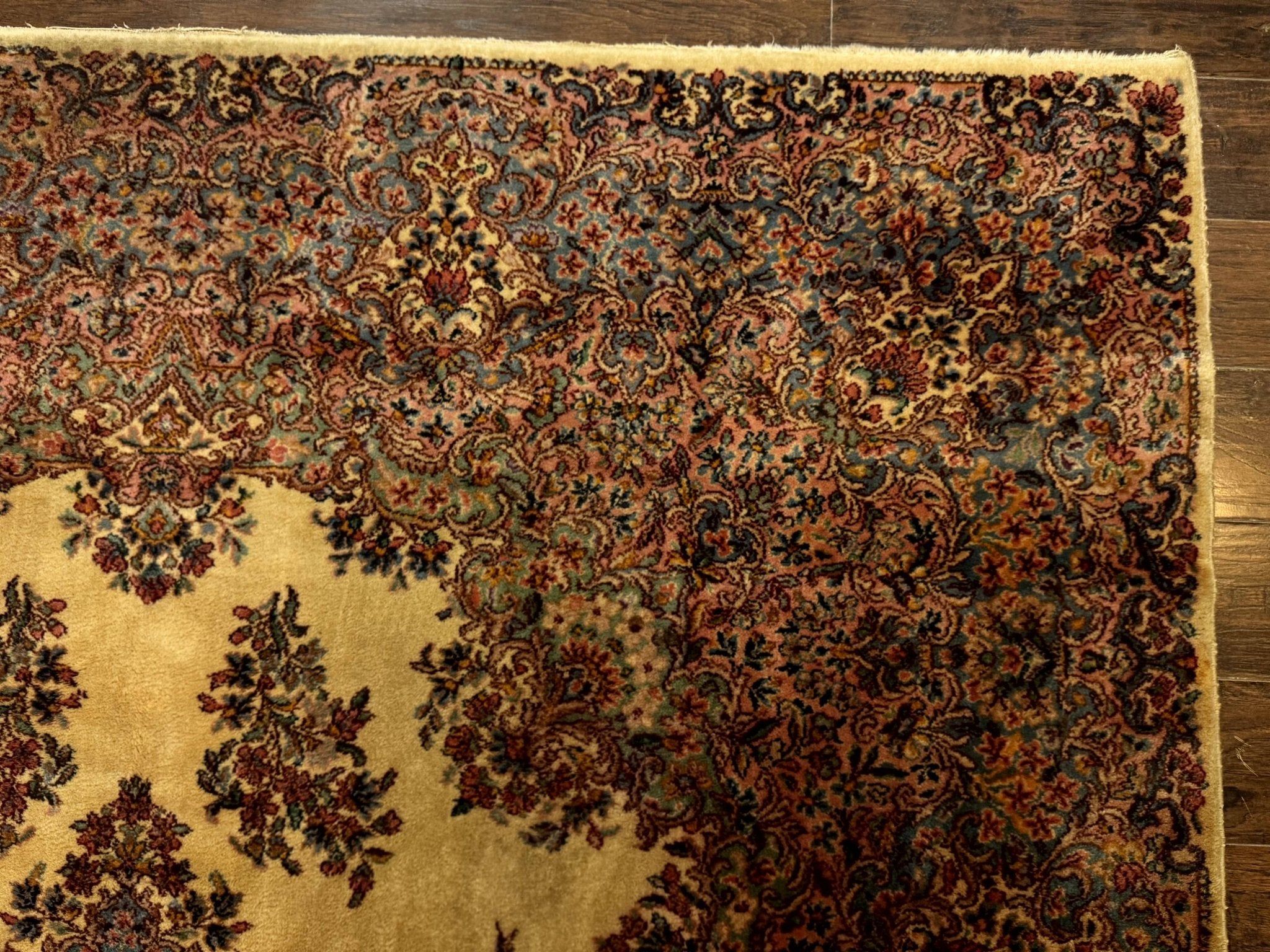 Karastan Kirman Rug 781, Antique Karastan Oriental Carpet 8.8 x 12, Wool Area Rug, Original Collection 700 Series, Rare Discontinued - Jewel RugsShopify CollectiveHUNTEDFOX - Karastan Kirman Rug 781, Antique Karastan Oriental Carpet 8.8 x 12, Wool Area Rug, Original Collection 700 Series, Rare Discontinued