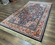 Karastan Rug 5.9 x 9, Kashan Medallion 741, Original Collection 700 Series, Discontinued, Wool Pile - Jewel RugsShopify CollectiveHUNTEDFOX - Karastan Rug 5.9 x 9, Kashan Medallion 741, Original Collection 700 Series, Discontinued, Wool Pile