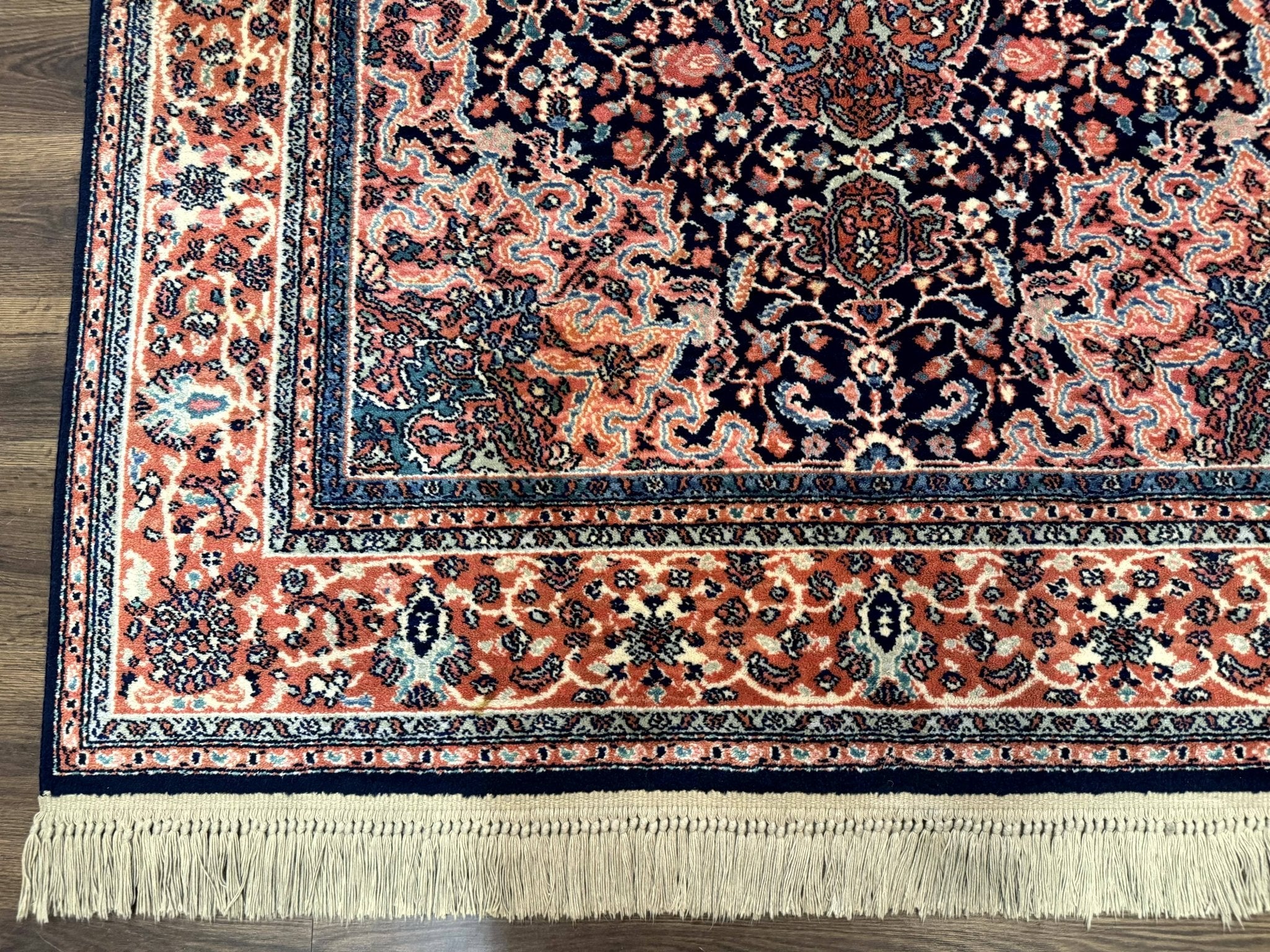 Karastan Rug 5.9 x 9, Kashan Medallion 741, Original Collection 700 Series, Discontinued, Wool Pile - Jewel RugsShopify CollectiveHUNTEDFOX - Karastan Rug 5.9 x 9, Kashan Medallion 741, Original Collection 700 Series, Discontinued, Wool Pile
