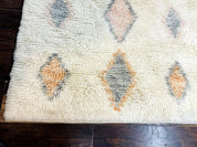 Large Modern Contemporary Indian Shag Rug 11x14, Ivory, Handmade Wool Carpet - Jewel RugsShopify CollectiveHUNTEDFOX - Large Modern Contemporary Indian Shag Rug 11x14, Ivory, Handmade Wool Carpet