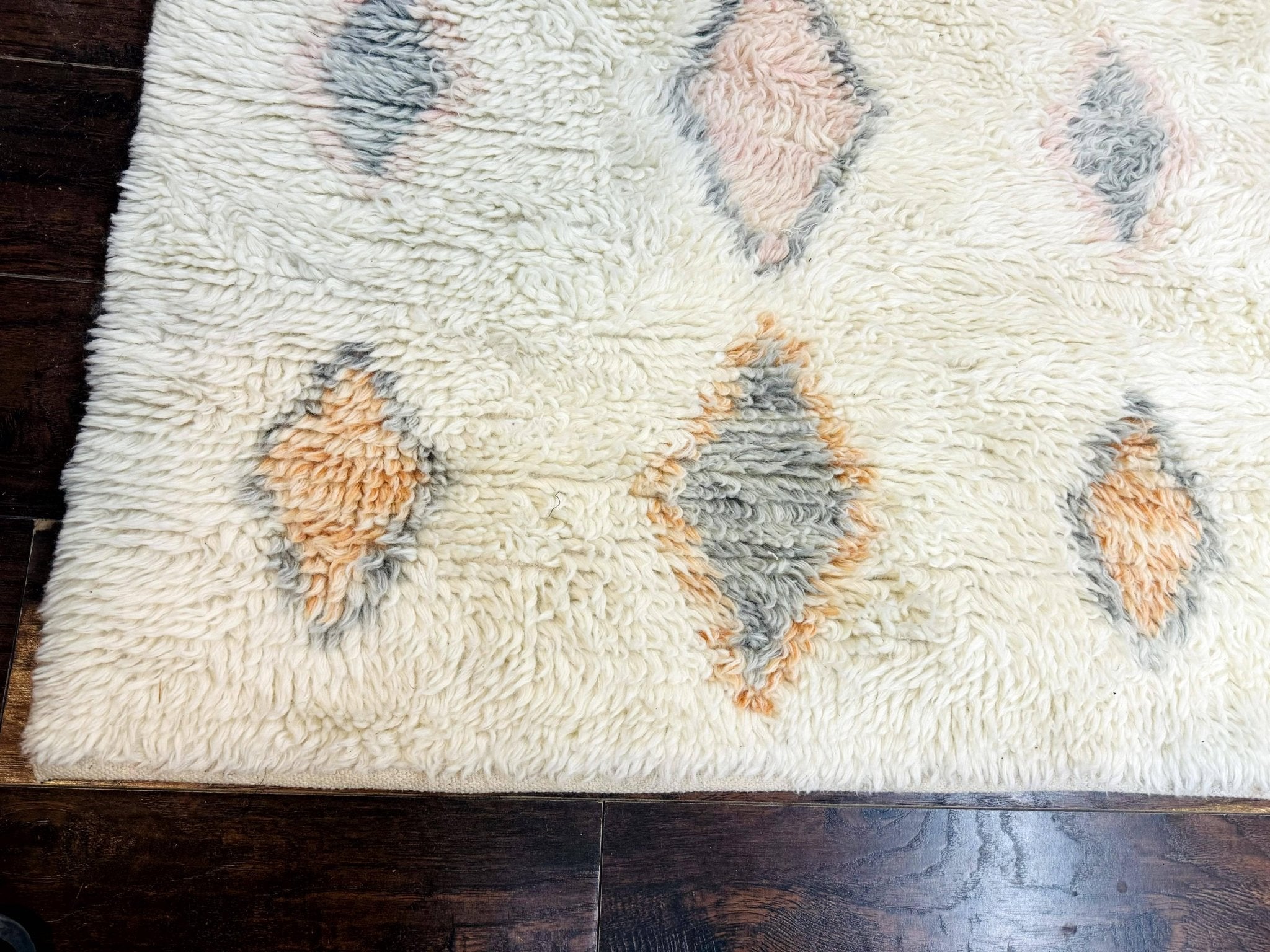 Large Modern Contemporary Indian Shag Rug 11x14, Ivory, Handmade Wool Carpet - Jewel RugsShopify CollectiveHUNTEDFOX - Large Modern Contemporary Indian Shag Rug 11x14, Ivory, Handmade Wool Carpet