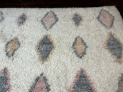 Large Modern Contemporary Indian Shag Rug 11x14, Ivory, Handmade Wool Carpet - Jewel RugsShopify CollectiveHUNTEDFOX - Large Modern Contemporary Indian Shag Rug 11x14, Ivory, Handmade Wool Carpet