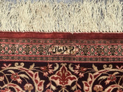 Magnificent Persian Qum Silk Rug 3x5, Exceptionally Fine 780 KPSI, Signed, Rare - Jewel RugsShopify CollectiveHUNTEDFOX - Magnificent Persian Qum Silk Rug 3x5, Exceptionally Fine 780 KPSI, Signed, Rare