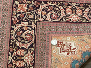 Magnificent Persian Qum Silk Rug 3x5, Exceptionally Fine 780 KPSI, Signed, Rare - Jewel RugsShopify CollectiveHUNTEDFOX - Magnificent Persian Qum Silk Rug 3x5, Exceptionally Fine 780 KPSI, Signed, Rare