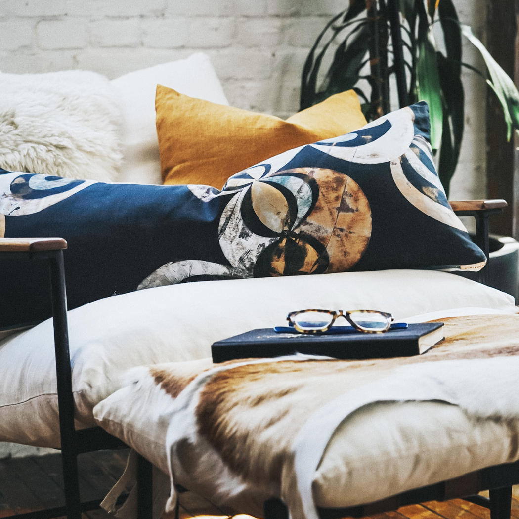 Mid century sales modern accent pillows