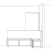 MK | Custom Corner Banquette - HUNTEDFOX - MK | Custom Corner Banquette