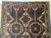 Navy Blue Afghan Balouch Rug 4x6, Handmade, New - Jewel RugsShopify CollectiveHUNTEDFOX - Navy Blue Afghan Balouch Rug 4x6, Handmade, New