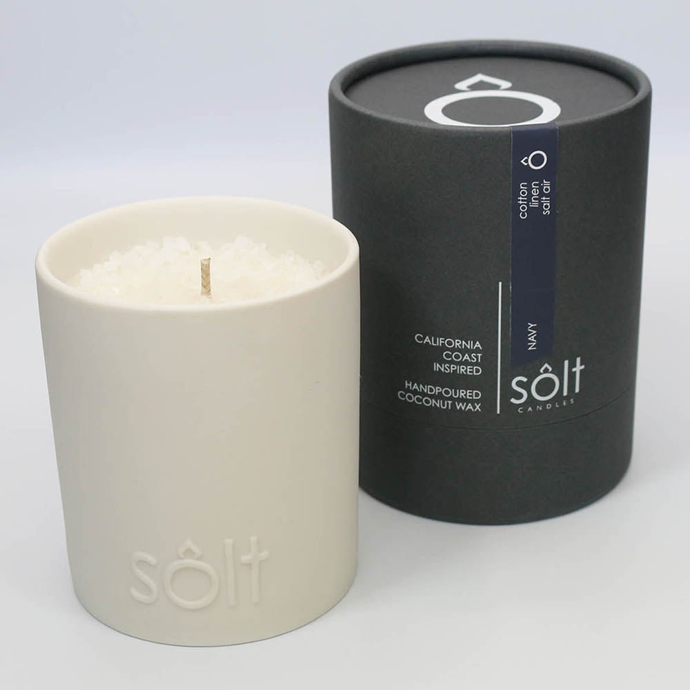 Navy Candle - HOME DECORShopify CollectiveSÔLT CANDLESHUNTEDFOX - Navy Candle