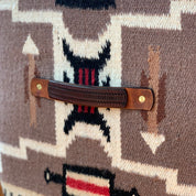 Ottoman | Rectangular with Handles Custom - H|F AtelierLEATHERottomanHUNTEDFOX - Ottoman | Rectangular with Handles Custom