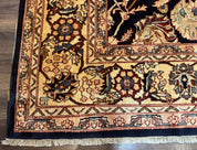 Pak Persian Bidjar Rug 10x13, Midnight Blue and Tan Pakistani Carpet - Jewel RugsShopify CollectiveHUNTEDFOX - Pak Persian Bidjar Rug 10x13, Midnight Blue and Tan Pakistani Carpet