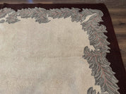 Palace Size American Hooked Rug 11x20 Aubusson Style Ivory - Jewel RugsShopify CollectiveHUNTEDFOX - Palace Size American Hooked Rug 11x20 Aubusson Style Ivory