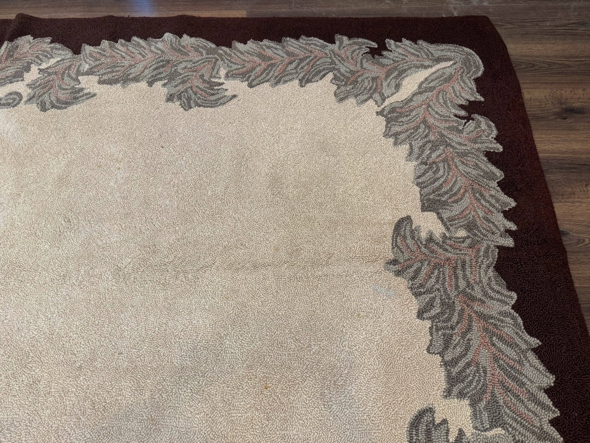 Palace Size American Hooked Rug 11x20 Aubusson Style Ivory - Jewel RugsShopify CollectiveHUNTEDFOX - Palace Size American Hooked Rug 11x20 Aubusson Style Ivory