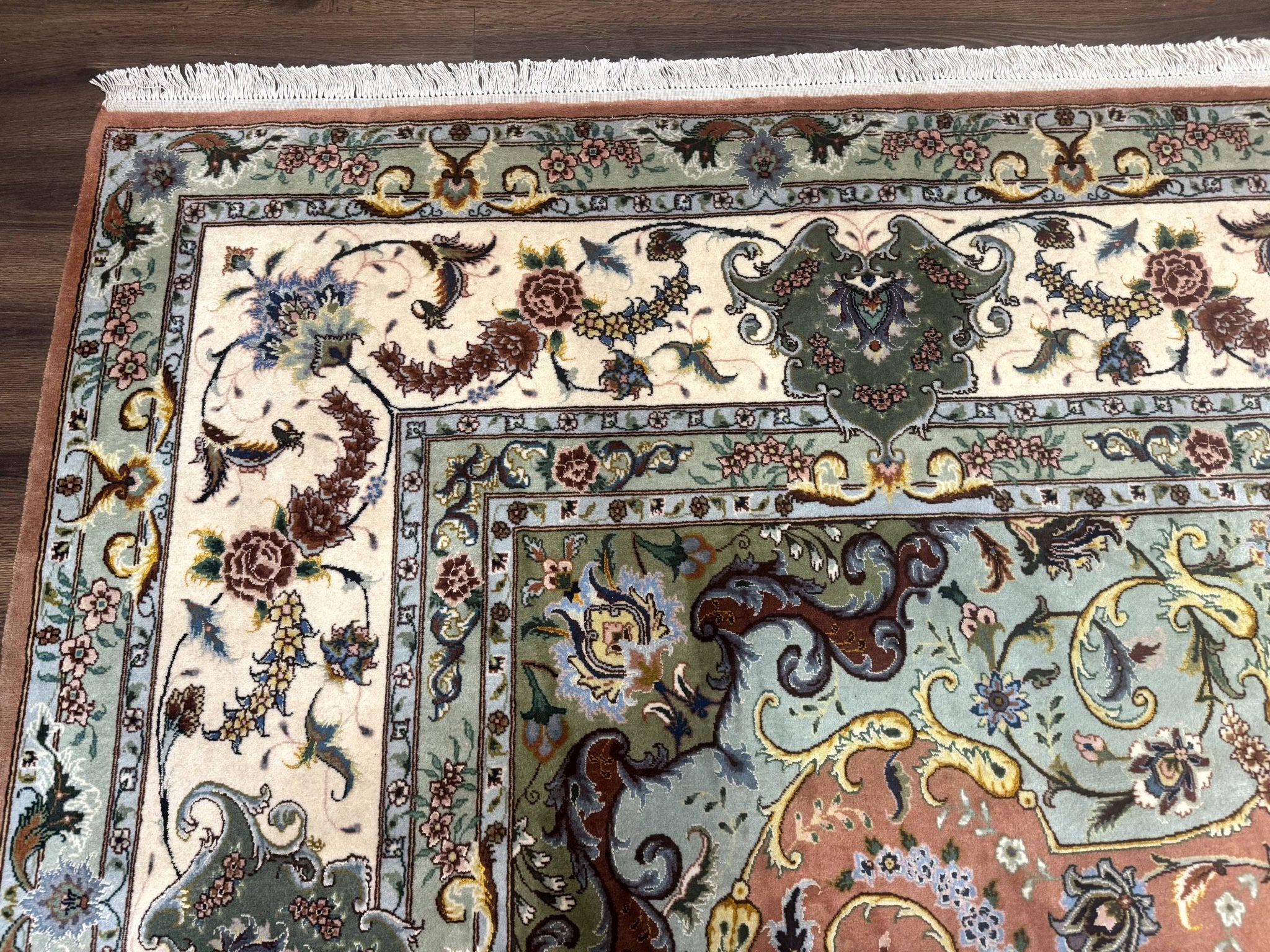 Palace Size Persian Tabriz Rug 12x17, Medallion Carpet, Fine 250 KPSI, Stunning - Jewel RugsShopify CollectiveHUNTEDFOX - Palace Size Persian Tabriz Rug 12x17, Medallion Carpet, Fine 250 KPSI, Stunning