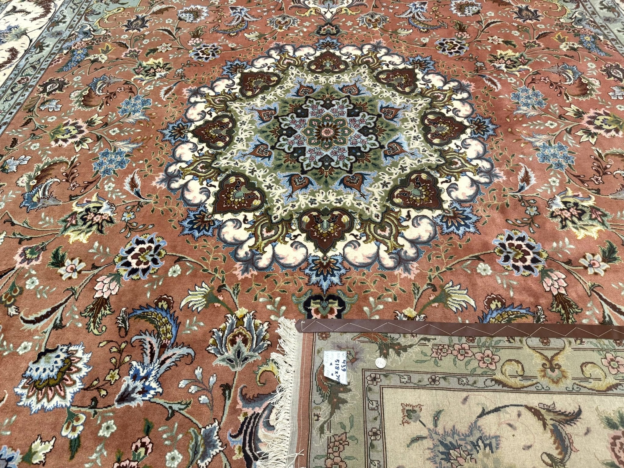 Palace Size Persian Tabriz Rug 12x17, Medallion Carpet, Fine 250 KPSI, Stunning - Jewel RugsShopify CollectiveHUNTEDFOX - Palace Size Persian Tabriz Rug 12x17, Medallion Carpet, Fine 250 KPSI, Stunning