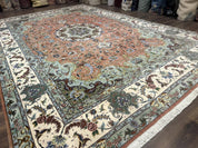 Palace Size Persian Tabriz Rug 12x17, Medallion Carpet, Fine 250 KPSI, Stunning - Jewel RugsShopify CollectiveHUNTEDFOX - Palace Size Persian Tabriz Rug 12x17, Medallion Carpet, Fine 250 KPSI, Stunning